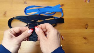 Táskapánt és heveder előkészítése