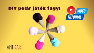 DIY Polár Játék Fagyi varró workshop