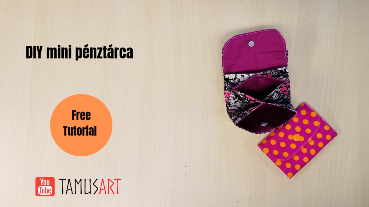 DIY mini pénztárca varró workshop