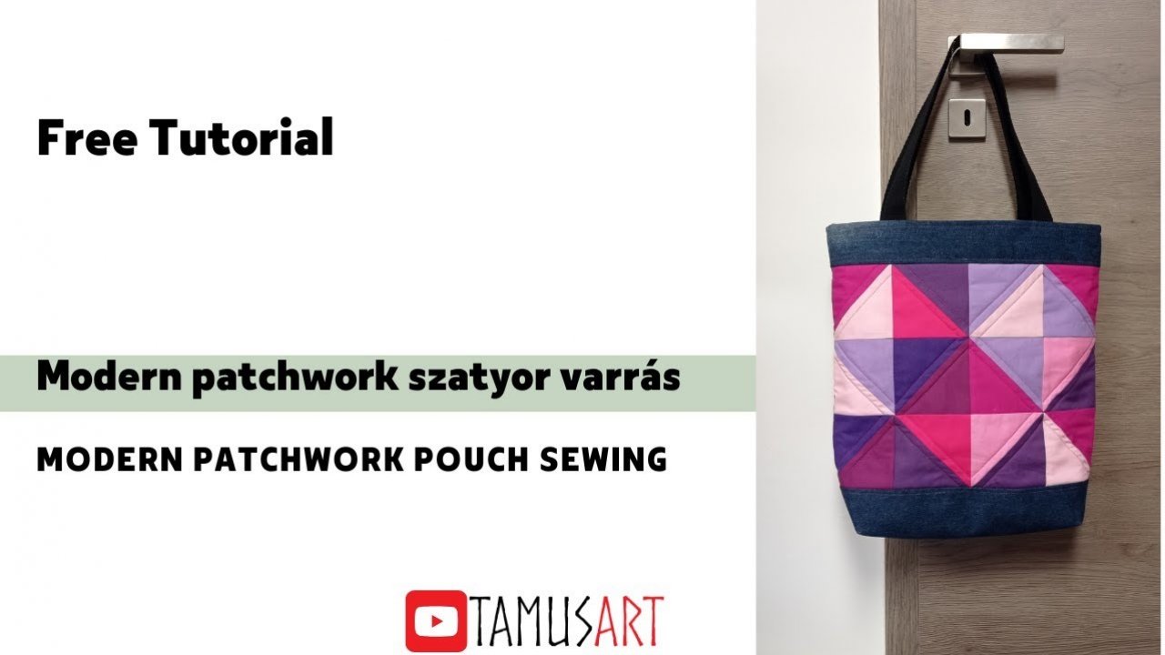 DIY Modern patchwork szatyor varró workshop