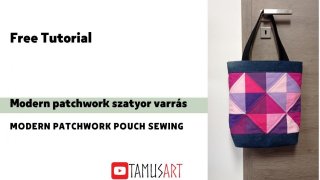 DIY Modern patchwork szatyor varró workshop