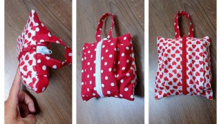 Kétoldalas piperetáska varró workshop