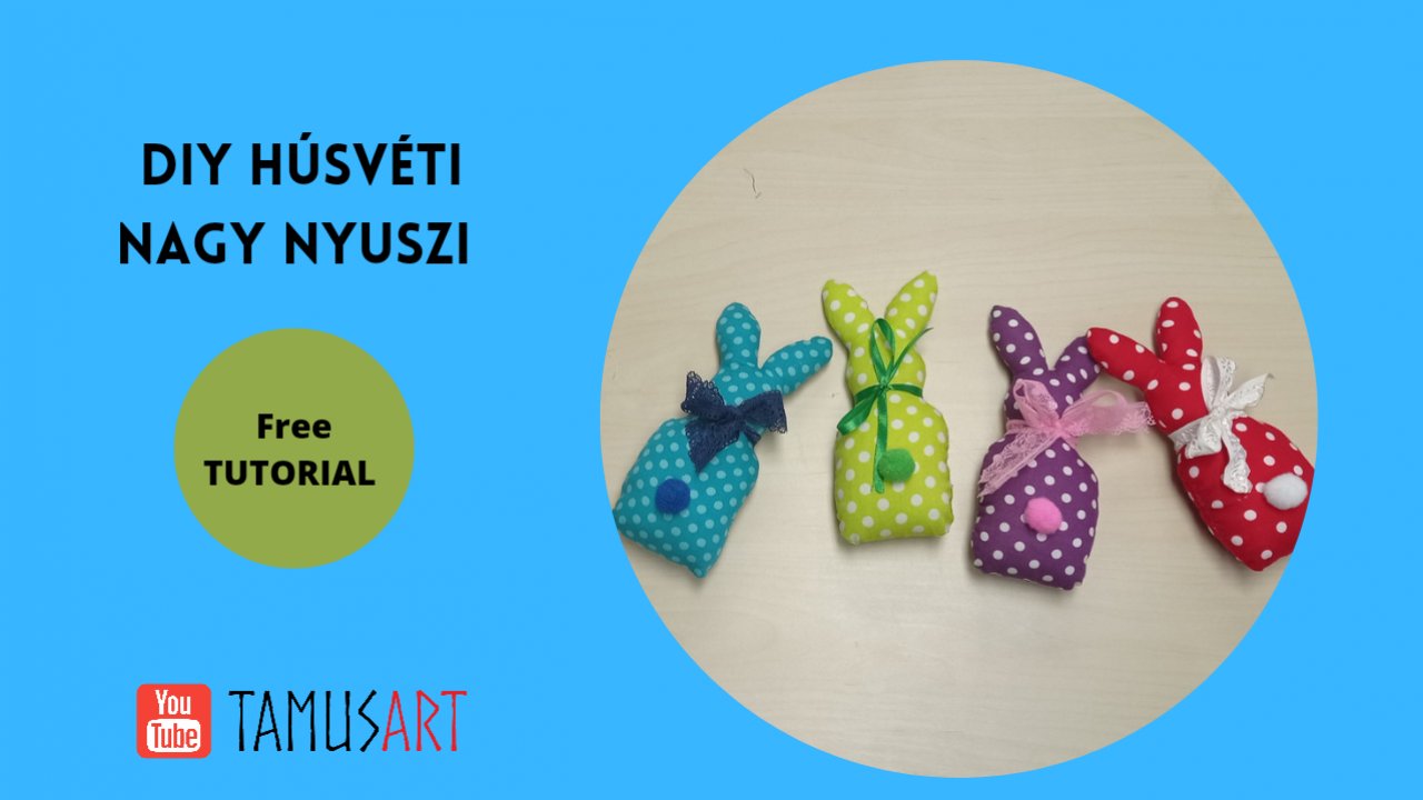 DIY nagy húsvéti nyuszi varró workshop
