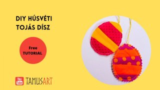 DIY húsvéti tojás dísz varró workshop