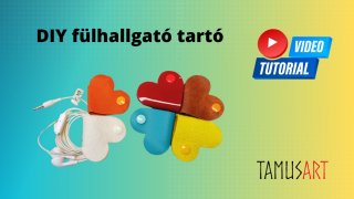 DIY fülhallgató tartó készítő workshop